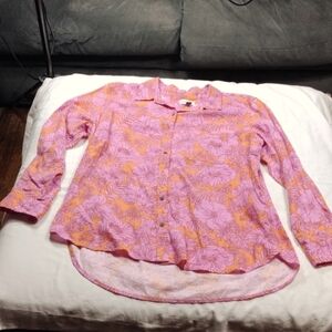 Universal thread Relaxed Long Sleeved Button Down Shirt Size XL